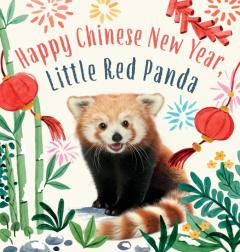 happy chinese new year little red panda